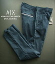 8257-61新品★アルマーニエクスチェンジ ARMANI EXCHANGE★A|X デザインパンツ2824★紺★MENS★