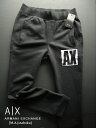 8394-8新品★アルマーニエクスチェンジ ARMANI EXCHANGE★A|X デザインロゴトレパン3009★黒★MENS★