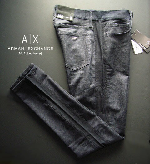 8402-3新品★アルマーニエクスチェンジ ARMANI EXCHANGE★A|X ヴィンテージデニム3012 JAA SLIM★濃紺★MENS　ジーンズ