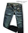 8457-62新品★アルマーニエクスチェンジ ARMANI EXCHANGE★A|X ヴィンテージデニム3034 J16 STRAIGHT★MENS　ジーンズ