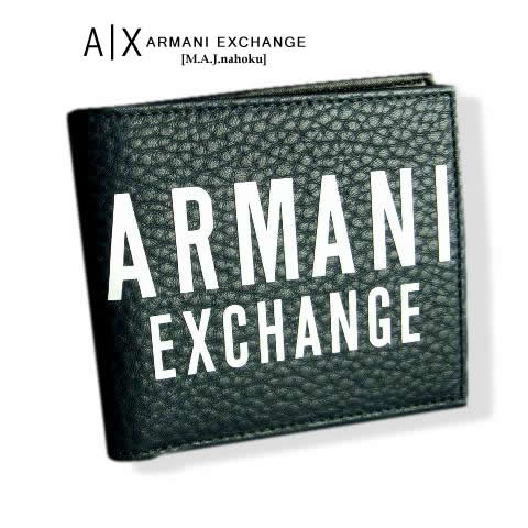 アルマーニ 9414新品★アルマーニエクスチェンジ ARMANI EXCHANGEA｜X ロゴ二つ折り財布3202★紺★MENS