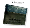 9426新品★アルマーニエクスチェンジ ARMANI EXCHANGEA｜X 本革カードケース3206★紺青★MENS