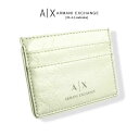 9435新品★アルマーニエクスチェンジ ARMANI EXCHANGEA|X カードケース3209★白★MENS