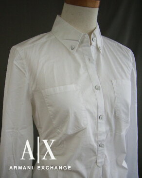 1907新品★アルマーニエクスチェンジ ARMANI EXCHANGE★ロングシャツワンピース★白★XS★WOMENS★