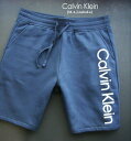 455新品★カルバン・クライン Calvin Klein★縦ロゴトレ短パン3311★紺★M★MENS