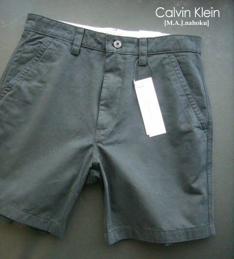 462新品★カルバン・クライン Calvin Klein★デザイン短パン3313★黒★MENS