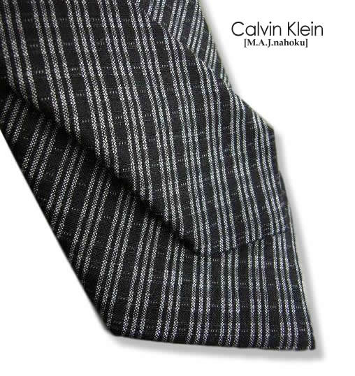 245新品★カルバン・クライン　Calvin Klein★★　ネクタイ2909　★★黒系★MENS