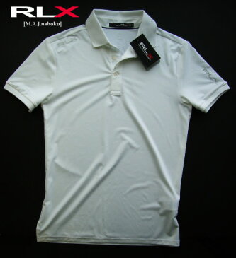 1609-12新品★ラルフローレン RALPH LAUREN★RLXロゴポロシャツJ131★白系★MENS★