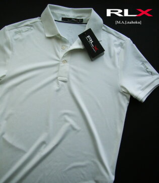 1609-12新品★ラルフローレン RALPH LAUREN★RLXロゴポロシャツJ131★白系★MENS★