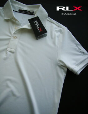 1609-12新品★ラルフローレン RALPH LAUREN★RLXロゴポロシャツJ131★白系★MENS★