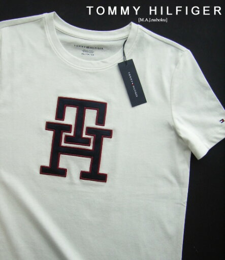 694新品★TOMMY HILFIGER トミーヒルフィガー★デザイン刺繍ロゴTシャツ3409★オフホワイト★XS★WOMENS 694新品★TOMMY HILFIGER トミーヒルフィガー★デザイン刺繍ロゴTシャツ3409★オフホワイト★XS★WOMENS