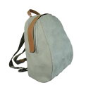 6750新品★マニウノ MANIUNO★パローネ カットレザー リュックサック★グレーベージュ【限定色】★【LEON 2018年1月号掲載】(4)