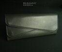 1003訳有・新品★マーガレット・ハウエル MARGARET HOWELL★本革長財布340★ヴィンテージブラック★WOMENS
