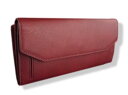 881新品★マーガレット・ハウエル MARGARET HOWELL★本革長財布280★エンジ★WOMENS