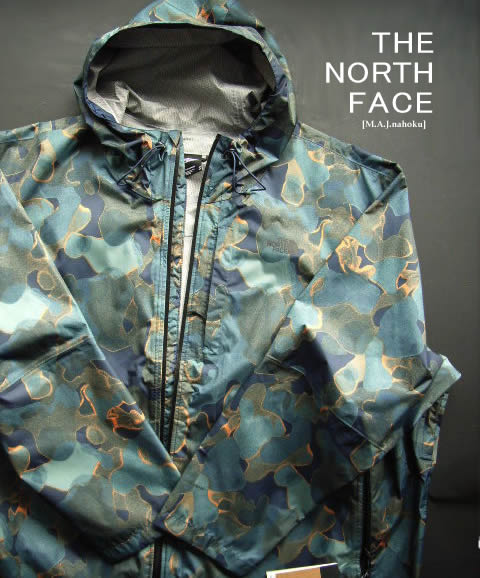 8899新品★ザ ノース フェイス THE NORTH FACE★迷彩胸ロゴ前開止水ジップジャケット3402★BIG ALTA VISTA JKT★緑紺★4X★MENS★特大サイズ