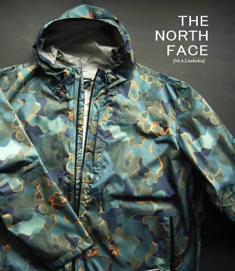 8899新品★ザ ノース フェイス THE NORTH FACE★迷彩胸ロゴ前開止水ジップジャケット3402★BIG ALTA VISTA JKT★緑紺★4X★MENS★特大サイズ