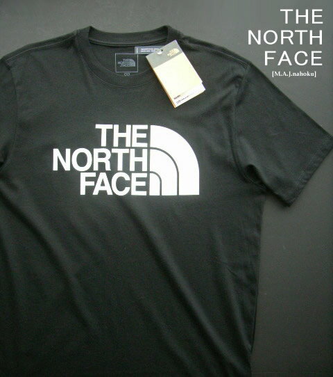 8973-4新品★ザ ノース フェイス THE NORTH FACE★デザイン胸ロゴTシャツ3408★黒★MENS★