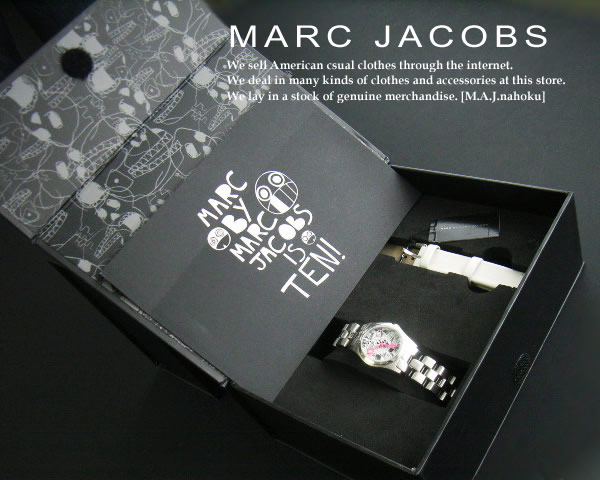 マークバイマークジェイコブス 2475新品★マークジェイコブス MARC JACOBS★時計　白換ベルト付　限定品【MBM9028】★WOMENS★