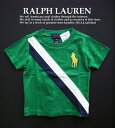 3400-1新品★ラルフローレン RALPH LAUREN★男の子 BIGロゴTシャツ205★緑★子供服