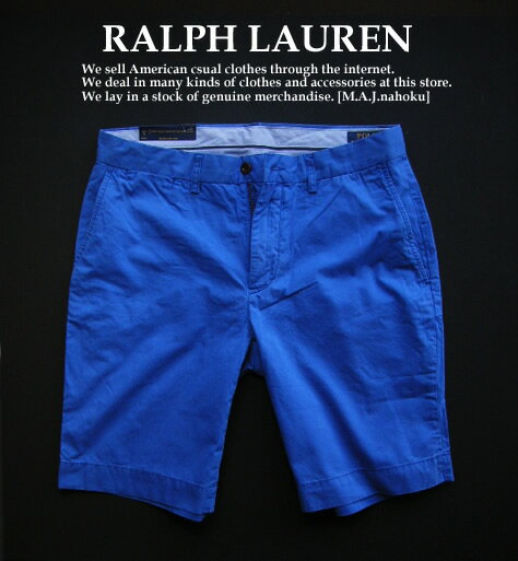 3184-8新品★ラルフローレン RALPH LAUREN★短パン2411★青系★MENS★