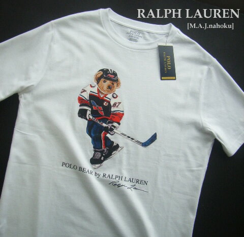 3779新品★ラルフローレン RALPH LAUREN★ベアTシャツ3111★白★BOYS