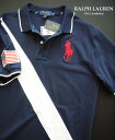 3696-7新品★ラルフローレン RALPH LAUREN★胸BIGロゴポロシャツ3002★紺★BOYS