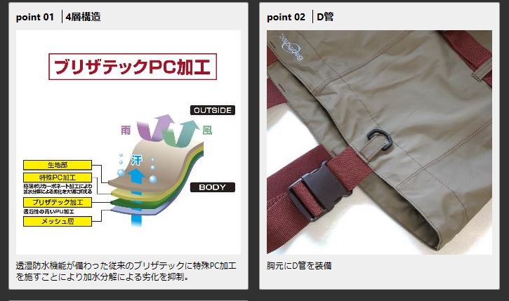 プロックス PROX ブリザテックポリカウェダーチェスト ストッキング 日本限定 PX325