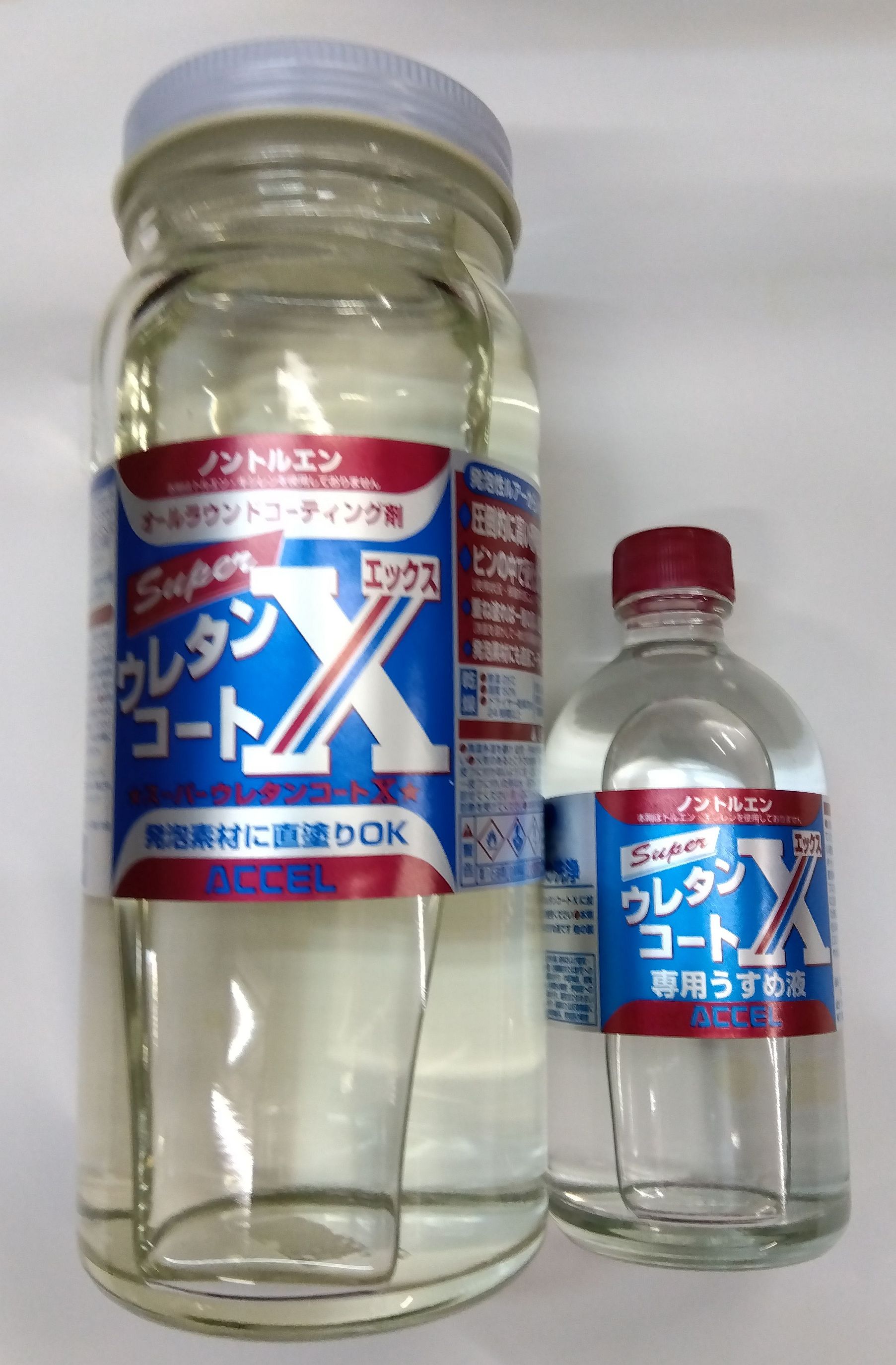 ACCEL(アクセル) スーパーウレタンコートX 400ml+ X 専用うすめ液 100mlセット