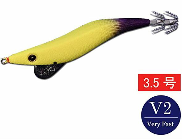 キーストン　早福型／邪道編　3．5号　V2　イエローグローパープル