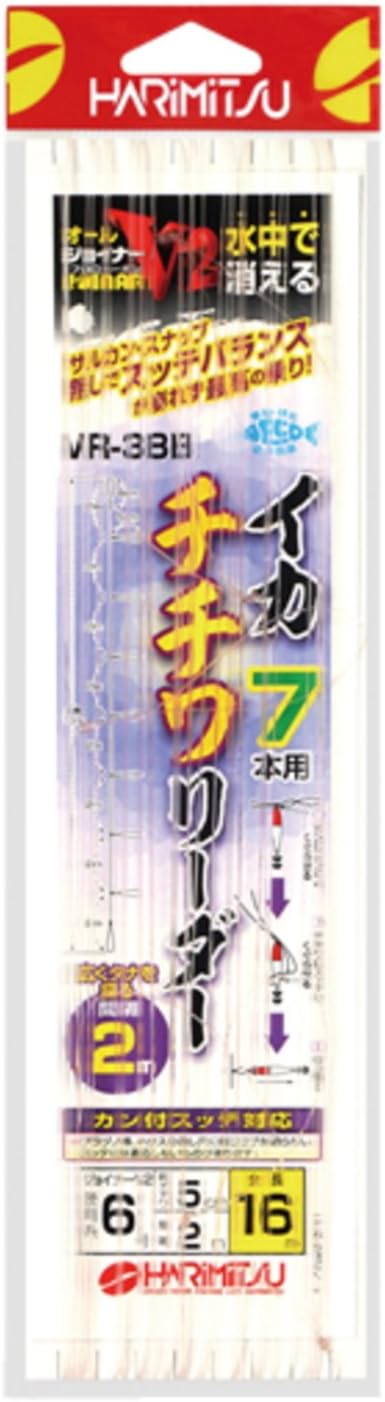 　★普通郵便につき郵便ポスト投函になります。★代引き・配達時間指定・土日祝配達不可★郵便事情により遅配の場合もあります。★ポストに入らない場合は、不在配達通知書を投函します。通知書の確認・再配達をお申し込みください。 主な対応魚種:ヤリイカ ケンサキイカ イカ ケンサキイカ マイカ シロイカ アカイカ イカ 素材:フロロカーボン 全長:16m / 号数:6号 使用糸:ジョイナーV2 6号 間隔:2m / 枝数:7本 金属を嫌うイカに対する、サルカン・スナップの無いチチワ交換式。 ハリス・幹糸ともにパステルブラウンカラーのジョイナーV2を使用。※集魚灯に照らされても水中で糸が光りにくく、イカの警戒心を抑えるとともにフグ・サワラ対策にも効果絶大!