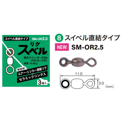 富士工業 スイベル直結タイプ SM-OR 2.5