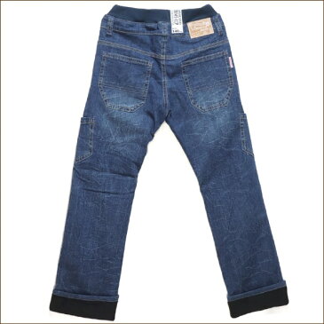 ★ 男の子 あったか 裏起毛 デニムパンツ 140cm 150cm 160cm 1ブルー 11ネイビー D2214 子供服 キッズ ジュニア ストレッチ デニム インディゴ パンツ 長ズボン ズボン ボトムス ロング ウエストゴム 総ゴム 青 紺