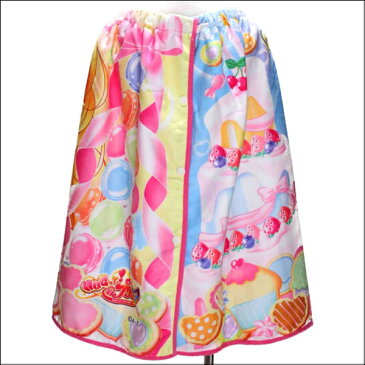 HUGっと!プリキュア 巻きタオル ラップタオル 丈60cm ピンク 2413701 メール便は送料無料♪ BANDAI バンダイ 女の子 子供服 プリキュア キャラクター 子供 キッズ ジュニア プール 新学期準備 桃