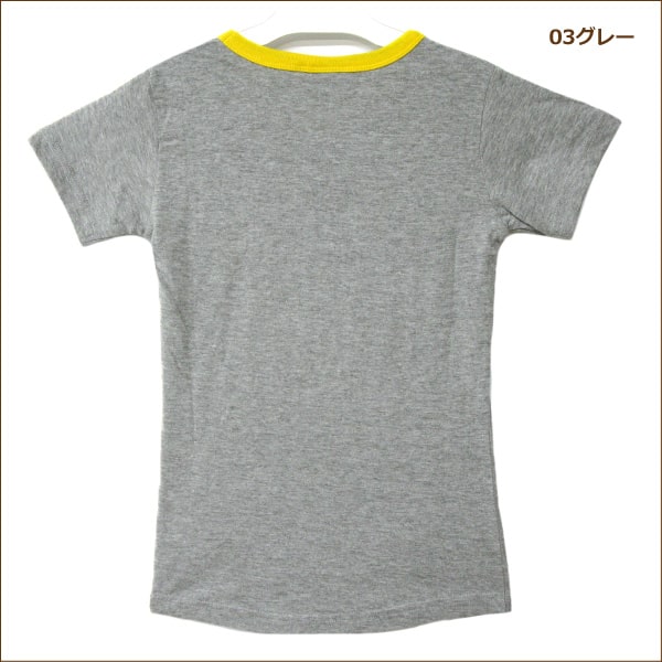 FILA 半袖Tシャツ 130cm 140cm 150cm 160cm 03グレー 13イエロー 45ネイビー J7331 j0680 フィラ 子供服 女の子 キッズ ジュニア 半袖 Tシャツ 半T 黄 灰 紺 zk005