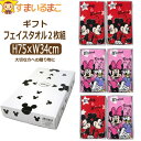 【sale セール】 タオル ギフト セット フェイスタオル キャラクター ディズニー 箱入り 2枚組 Aミッキー&ミニー Bミニー&デイジー C色違い FE4...