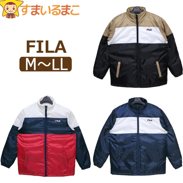 フィラ アウトドアジャケット レディース レディース FILA 中綿 ジャンパー M 9号 L 11号 LL 13号 NV BE RD ネイビー ベージュ レッド 441-665 フィラ 宅配便送料無料♪ 女性 婦人 あったか 防寒 長袖 アウター ジャケット 中綿ジャンパー 北海道と沖縄県ご注文不可 (51 ジャンバー