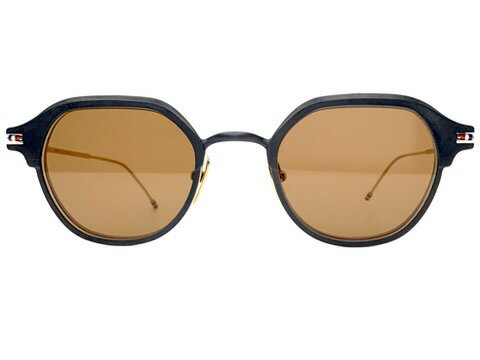 [2590019] THOM BROWNE. NEWYORK(トム・ブラウン ニューヨーク) TBS812-46-03//BLK-GLD 【中古】汚れやダメージがないused品。used (A)