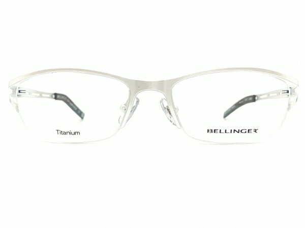 ブランド【ベリンガー BELLINGER】についてデンマーク・リスコウ発のデザインアイウェアブランド「Bellinger（ベリンガー）」は、「B Bellinger A/S（Bellinger House）」が発信する自社主導ブランドとして、2000年代初頭に設立。 ユーロピアンらしい鮮やかなカラー・異素材ミックス・立体的テンプル・精緻なカッティングを駆使し、「掛けたときに個性が出る」フレームを追求。遊び心のあるデザインながら、掛けやすさ・質設計もしっかりと備え、幅広いモデル展開しています。商品説明ベリンガーのMonica-1です。デンマーク発のベリンガーによるモダンで、デザイン性、機能性の高いフレームです。カラフル&amp;キャッチーな地中海のインスピレーション、デンマークの自然美から着想される個性的で、美しいメタルブローフレームです。参考定価：44,000円レンズ横幅：51mm状態：SD 表記についてレンズ縦幅：30mmカラー：ホワイトレンズ間鼻幅：17mmフレーム材質：チタンフレーム正面全体幅：131mmフレーム種類：ブロー/ハーフリムフレーム耳かけ部分：122mmフレーム重量：レンズ装着時 15g付属レンズ：純正レンズ・ディスプレイレンズレンズカーブ：4付属ケース：当店オリジナルケース状態追記鼻パッドを交換（汎用新品）しています。画像、動画でご確認ください。※お値段はフレームのみのお値段になります。特にレンズのご注文が無い限り、付属レンズ欄に表記させていただいてますレンズでお送りさせていただきます。付属レンズに「度なしのカラーレンズ」「度なしのクリアレンズ」と表記されているものはそのままお使いいただけます。「デモレンズ（展示用レンズ）」は刻印などがあり、そのままでは使用できません。仮に刻印などが入っていなくとも、まったくコーティングなど入っていない、あくまで展示用のレンズですので、新たにレンズを作成されることをお勧めいたします。「レンズ無し」「度入りのクリアレンズ」「度入りのカラーレンズ」と書いてあるものは、当店もしくは、お近くのメガネ屋さんで、ご自身にあったお度数でレンズを作成ください。「度入りのクリアレンズ」「度入りのカラーレンズ」は前のオーナーの方のお度数ですので、必ずご自身にあったお度数でレンズを作成ください。※カラー名の表記は一般的な名称のカラー名になります。メーカー表記のカラー名が分かる場合は、メーカー表記のカラー名を表記しております。※撮影と照明の関係でメガネが汚れて見えることがございますが、しっかりとメンテナンス（修理、加工、超音波洗浄、バフ研磨）済みです。鼻パッドは消耗品ですので、特殊なモデルを除き、交換できるものは新品に交換しております（その際の鼻バッドは各ブランドのものではなく汎用品になります）。※お求め頂いたメガネはいつでも無料でフィッティング可能です。ネジ交換などアフターケアも行わせていただいておりますので、ご安心してご購入くださいませ。
