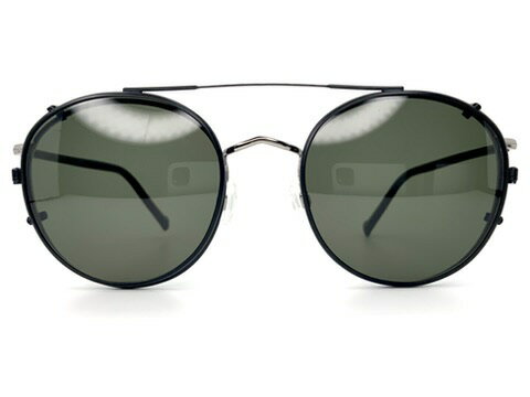 [2641389] MOSCOT(モスコット) ZEV COL.Black/Gunmetal 右テンプル若干縮みあり クリップオン付き 【中古】未使用に近いused（A＋）