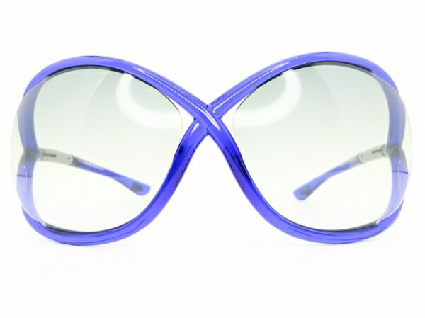 美品✨TOM FORD Whitney TF990B ブルー系 😎 Tom Ford TF9 Whitney Oversized 64mm Blue Women's Sunglasses