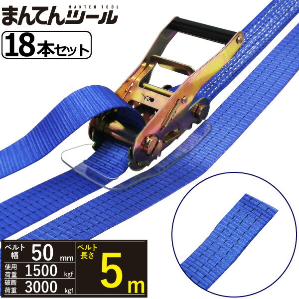 箱売18本 ラッシングベルト エンドレス1.5ton 幅50mm×長さ5m FREAK ラッシングベルト ベルト荷締機