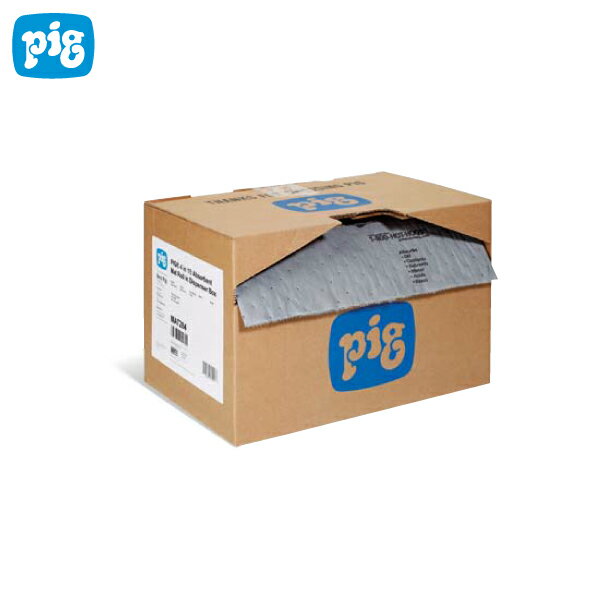 油・液体用吸収材 フォーインワンピグマット ミシン目入 約41cm×長さ24m×厚み3mm 1巻 フォーインワンピ..