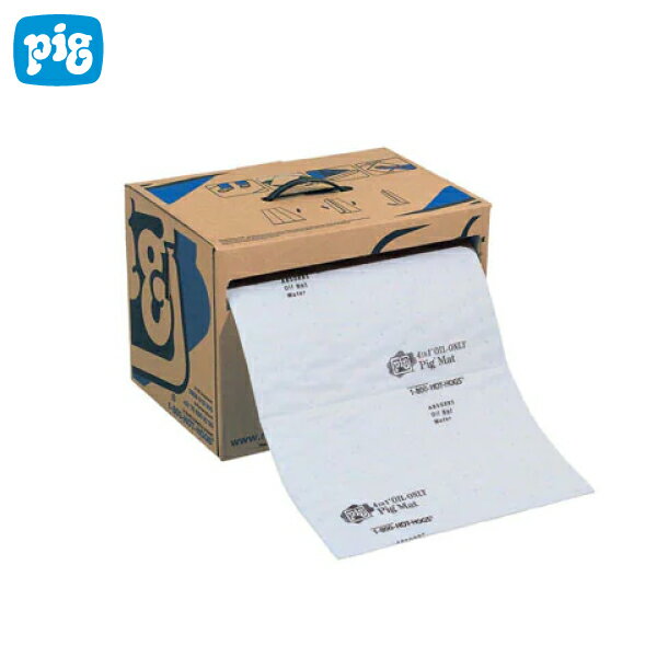 油専用吸収材 油専用フォーイングマット ミシン目入 幅41cm×長さ24m×厚み3mm 1巻 フォーイングピグマッ..