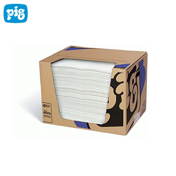 油専用吸収材 油専用エコノミーマット ミシン目入 縦38×横51cm厚み3mm 50枚入 エコノミーピグマット 油..