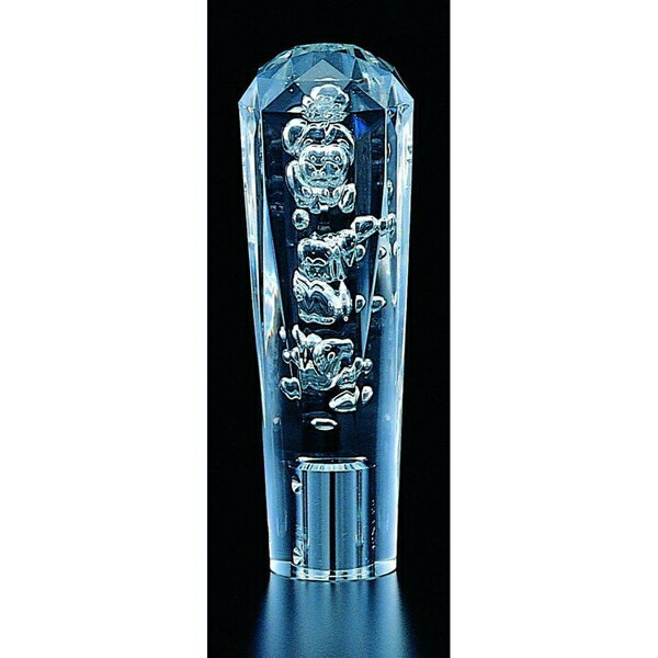 ダイヤモンドカット泡シフトノブ クリア 150mm/口径10×1.25mm 560680 ジェットイノウエ ダイヤモンドカット泡シフトノブ クリアー 150 560680