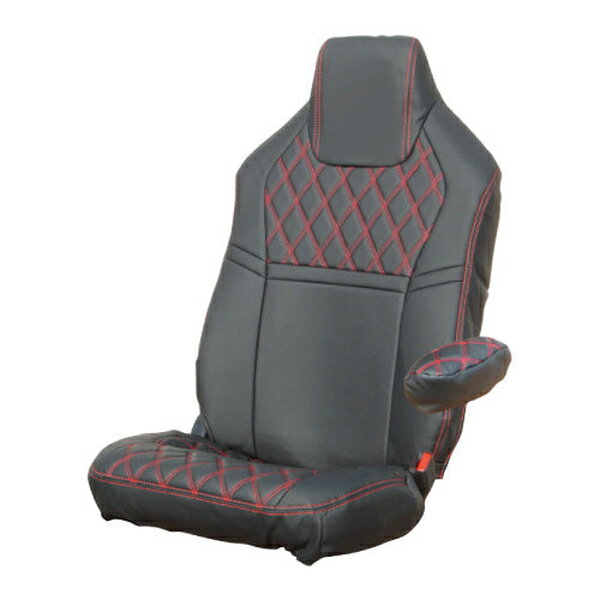 シートカバーCOMBI 標準シート用 日野’17プロフィア/’17レンジャー用 ブラック/赤糸 595343 ジェットイノウエ シートカバーCOMBI 標準シート用 日野’17プロフィア/’17レンジャー用 ブラック/赤糸 595343