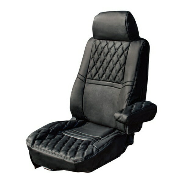 シートカバーCOMBI 日野4tレンジャープロ標準車用 ブラック/黒糸 595361 ジェットイノウエ シートカバーCOMBI 日野4tレンジャープロ標準車用 ブラック/黒糸 595361