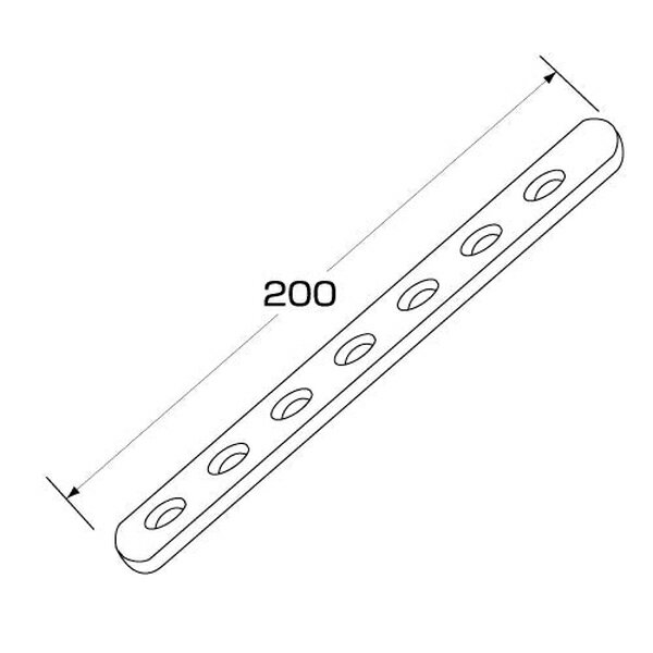 ストロングステー ストレート ステンレス No.56/200mm 596156 ジェットイノウエ ストロングステー スト..