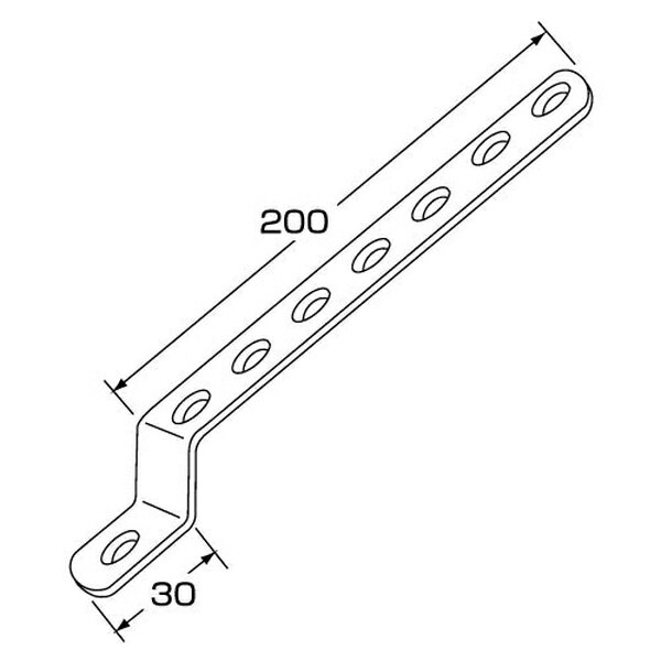 ストロングステー ストレート ステンレス No.65/30×200mm 596165 ジェットイノウエ ストロングステー ..