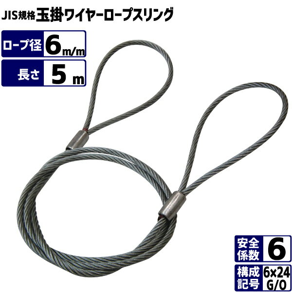 楽天市場】玉掛 ワイヤー 5mの通販 楽天市場】玉掛 ワイヤー 5mの通販